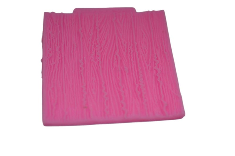 Rubinson-store Wood Grain Tree Bark Silicone Decorating Mold - Baking Decoration Mold for Fondant, Candy, Ice Tray, Chocolate, Gumpaste Cake - Image 1